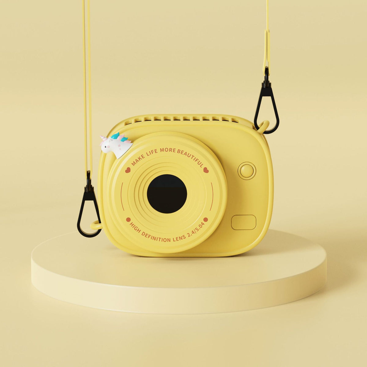 Unisex instant camera with high resolution