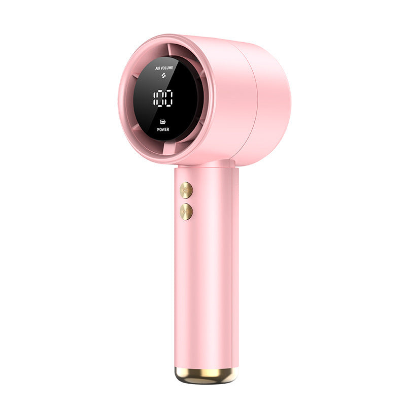 Mini Handheld Fan with digital display Boneroshop