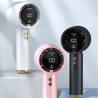 Mini Handheld Fan with digital display Boneroshop