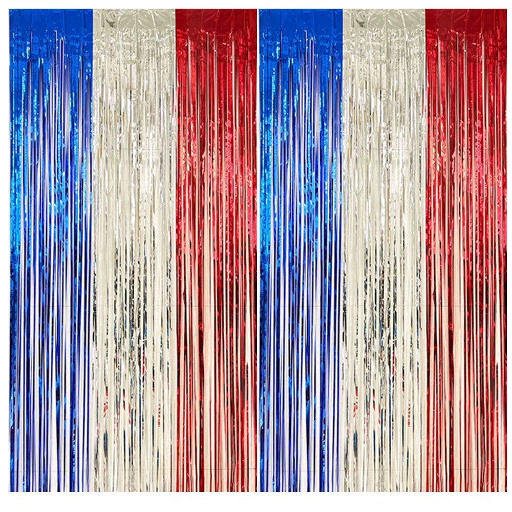 Unisex Nano Glittering Party Curtain with Star Motif Photo Background