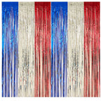 Unisex Nano Glittering Party Curtain with Star Motif Photo Background
