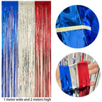 Unisex Nano Glittering Party Curtain with Star Motif Photo Background