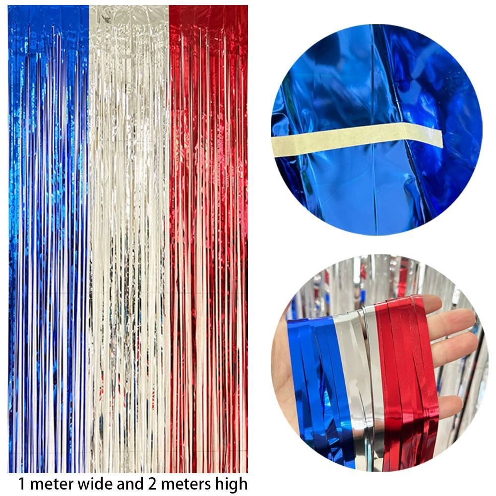 Unisex Nano Glittering Party Curtain with Star Motif Photo Background