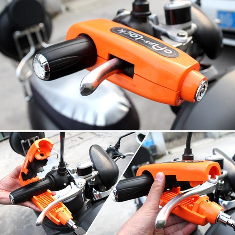 Universal Anti-Theft Handlebar Lock for Motorcycle and Scooter