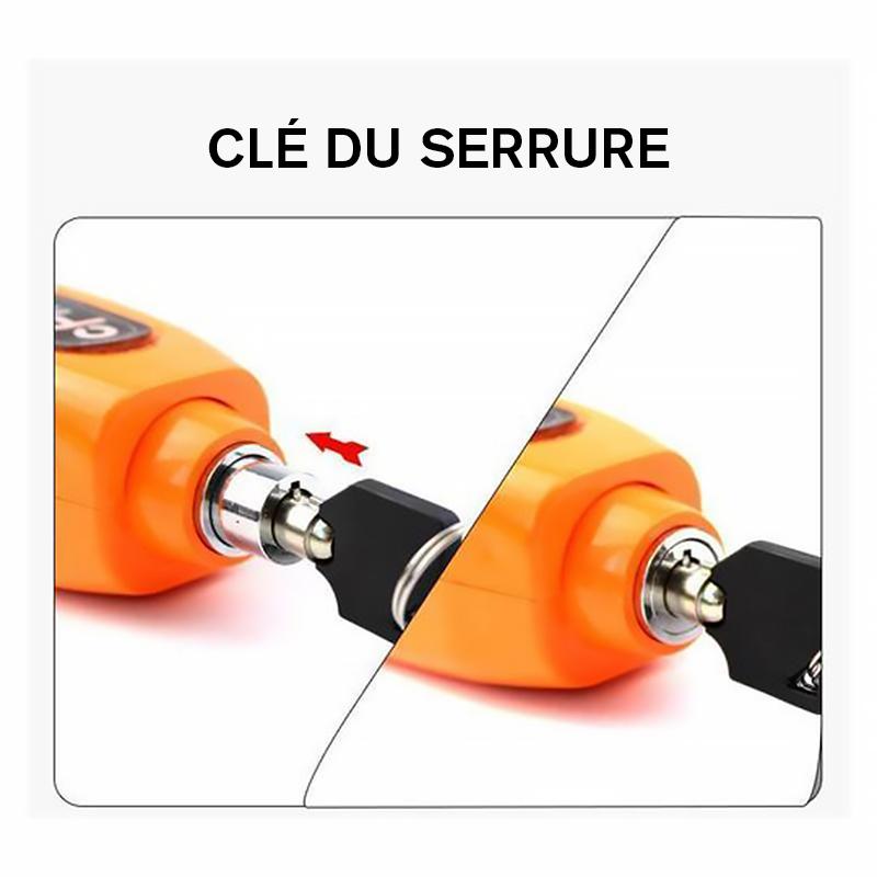 Universal Anti-Theft Handlebar Lock for Motorcycle and Scooter