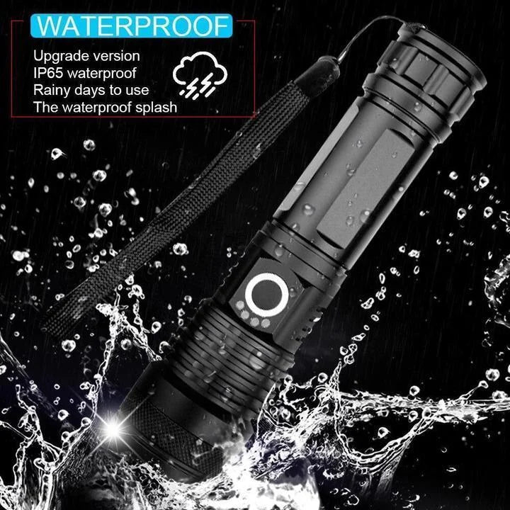 Universal XHP50.2 LED Torch 90,000 Lumens with Zoom and USB