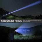 Universal XHP50.2 LED Torch 90,000 Lumens with Zoom and USB