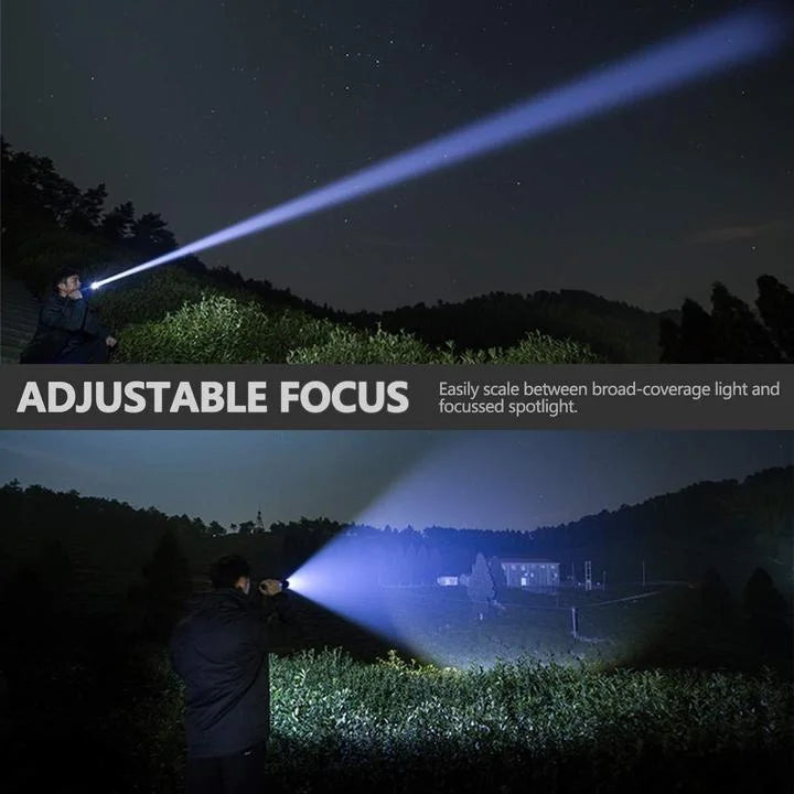 Universal XHP50.2 LED Torch 90,000 Lumens with Zoom and USB