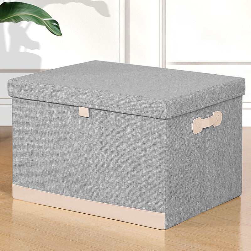 Upholstered storage ottoman