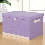 Upholstered storage ottoman