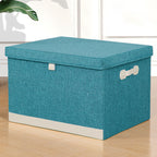 Upholstered storage ottoman