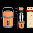 Boneroshop | USB Heated Lunch Box | 304 Stainless Steel, Portable Food Warmer