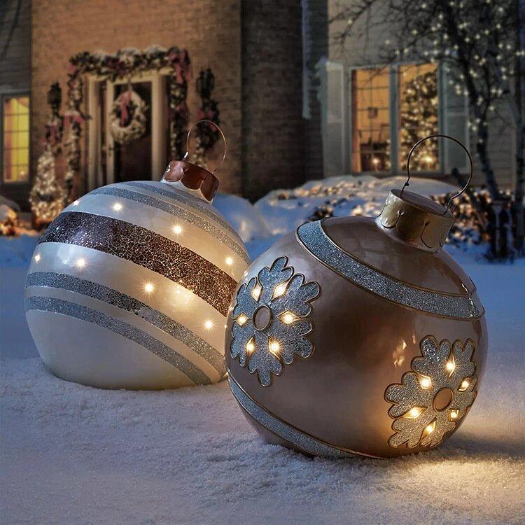 Boneroshop | Outdoor Christmas PVC Inflatable Decorated Ball