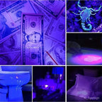 UV Torch, 100-LED 395nm Blacklight for Hidden Stains and Pests