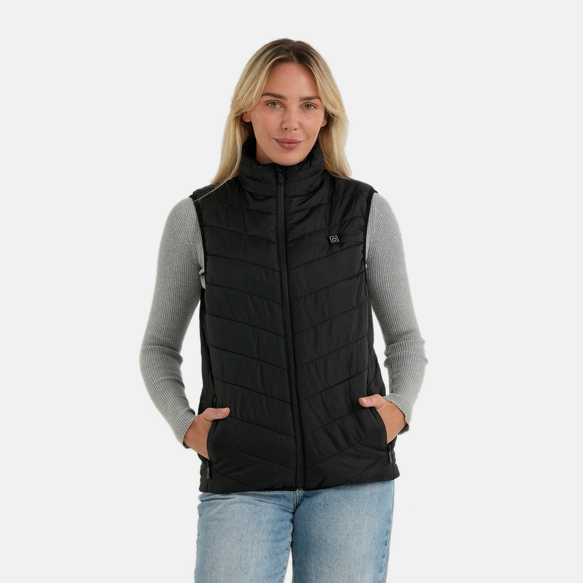Valissiere Unisex 4-Zone Heated Gilet – Lightweight Sleeveless Thermal Vest for Outdoor & Everyday Wear