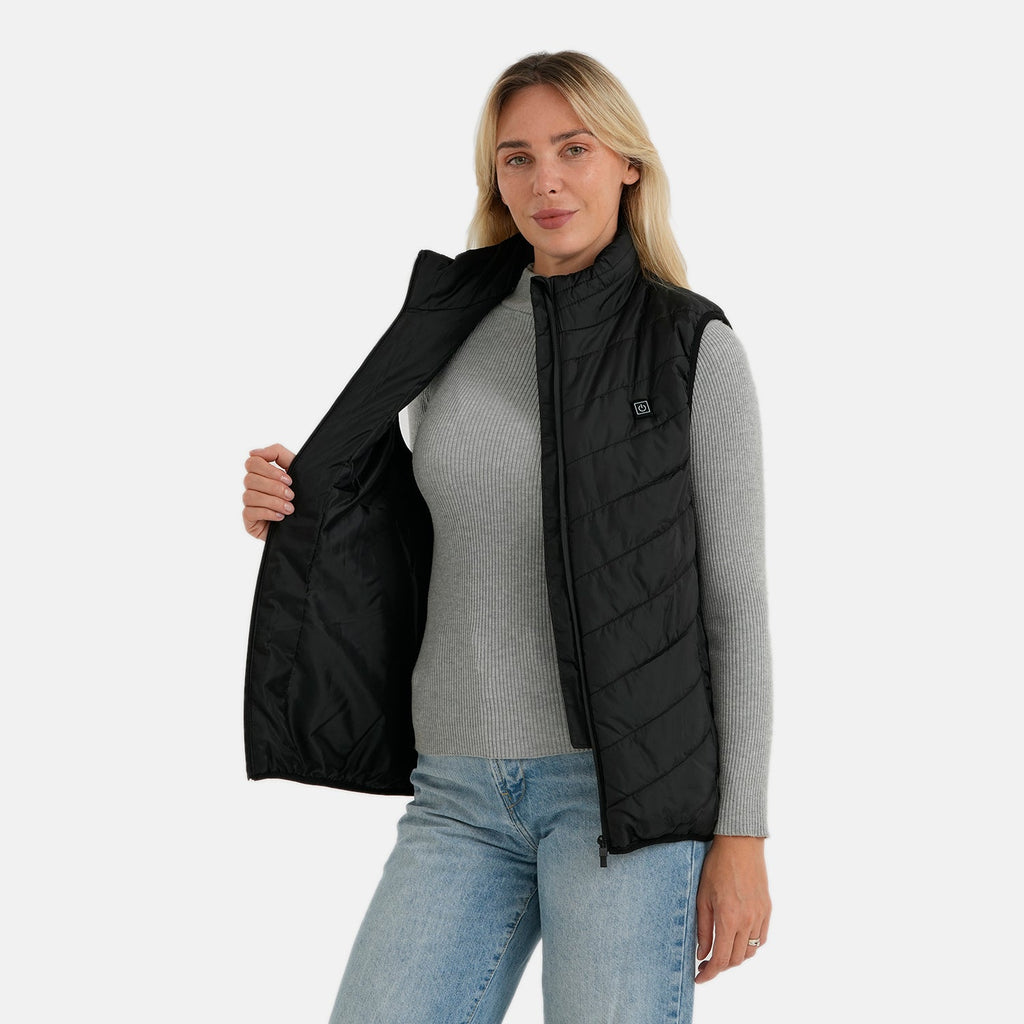 Valissiere Unisex 4-Zone Heated Gilet – Lightweight Sleeveless Thermal Vest for Outdoor & Everyday Wear