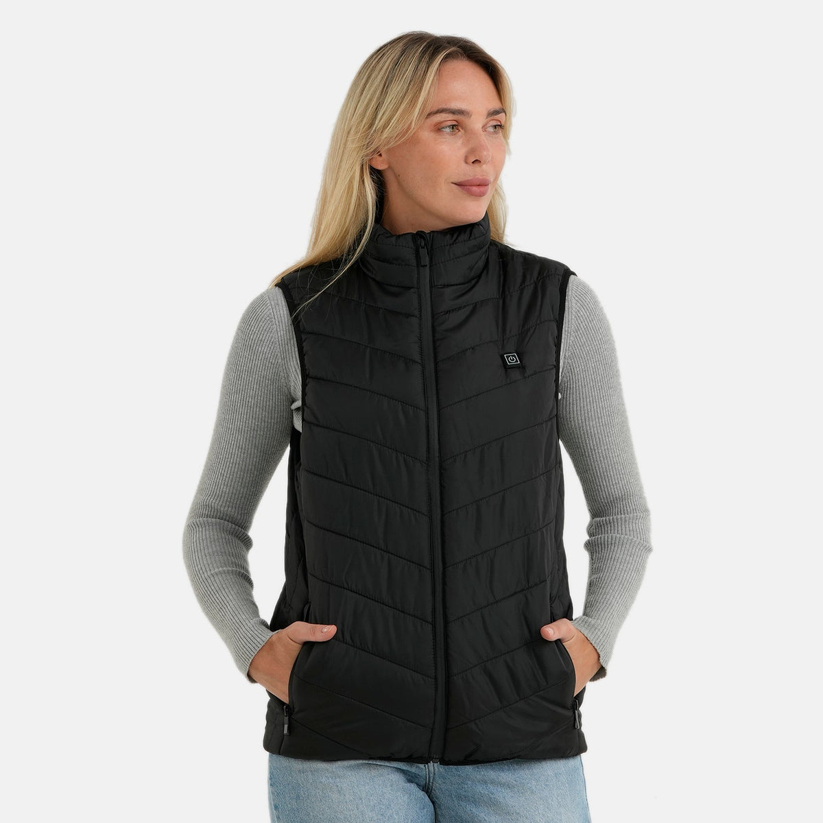 Valissiere Unisex 4-Zone Heated Gilet – Lightweight Sleeveless Thermal Vest for Outdoor & Everyday Wear