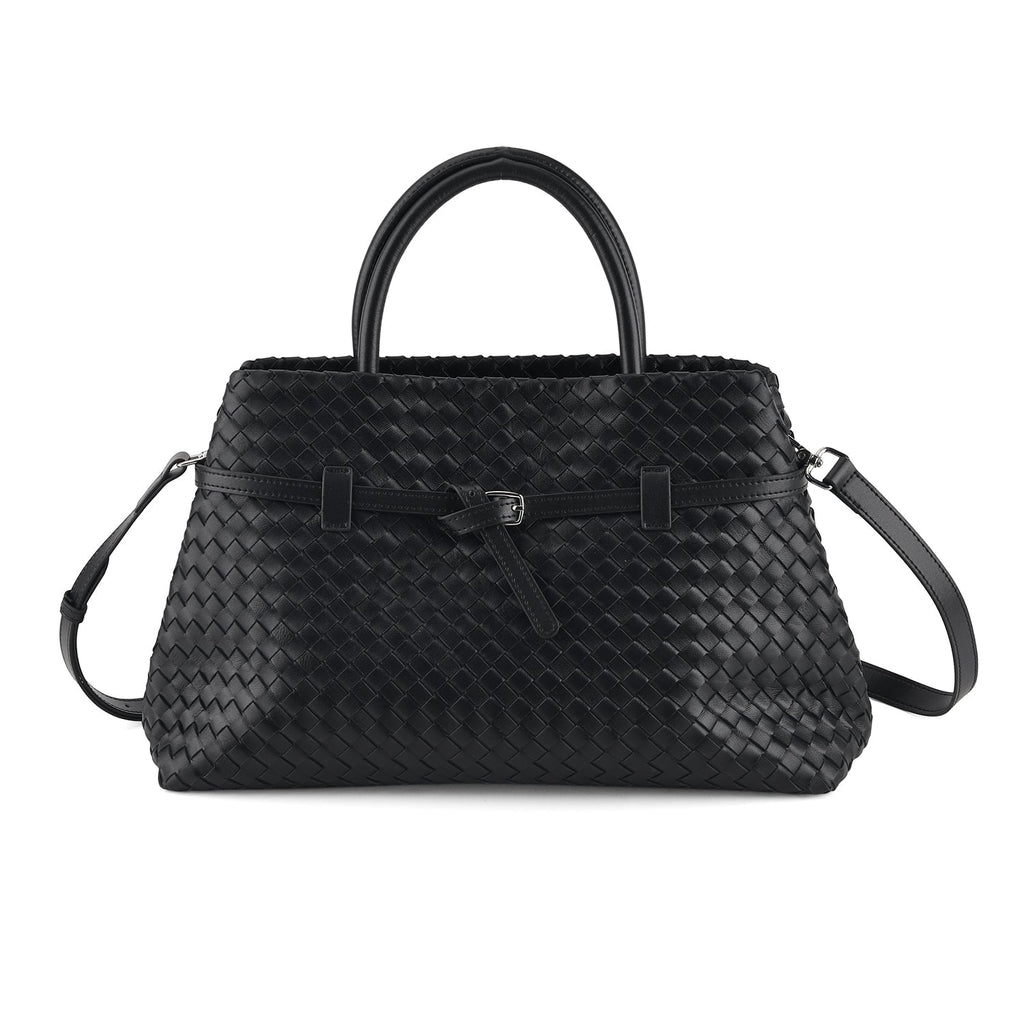 Valissiere Women's Genuine Leather Crossbody Bag with Multi-Pocket Storage