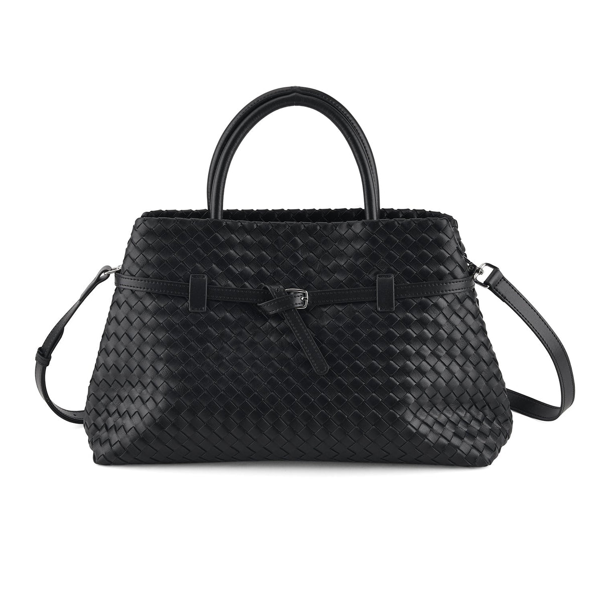 Valissiere Women's Genuine Leather Crossbody Bag with Multi-Pocket Storage