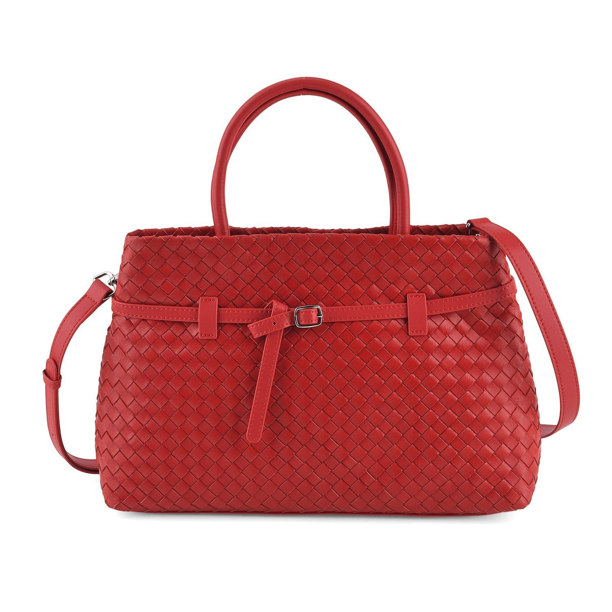Valissiere Women's Genuine Leather Crossbody Bag with Multi-Pocket Storage
