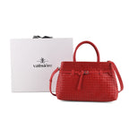 Valissiere Women's Genuine Leather Crossbody Bag with Multi-Pocket Storage