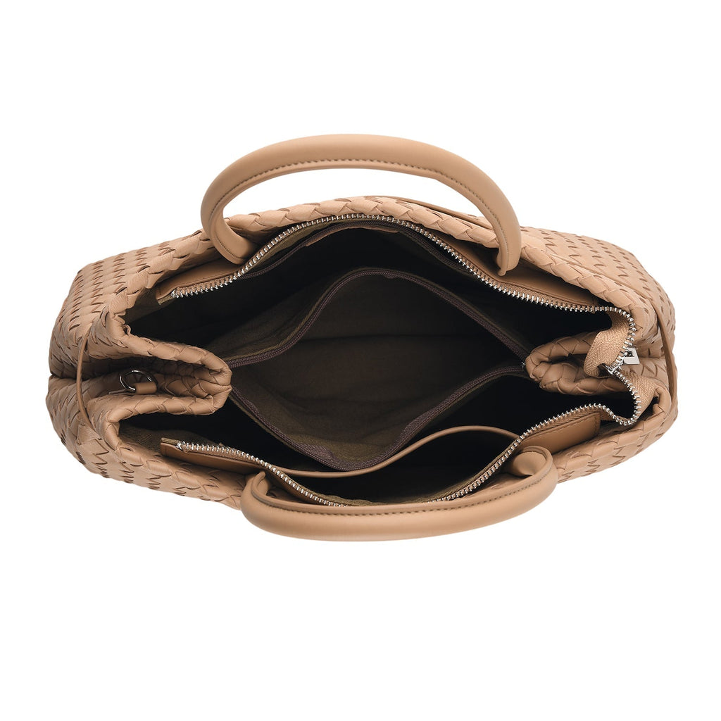 Valissiere Women's Genuine Leather Crossbody Bag with Multi-Pocket Storage