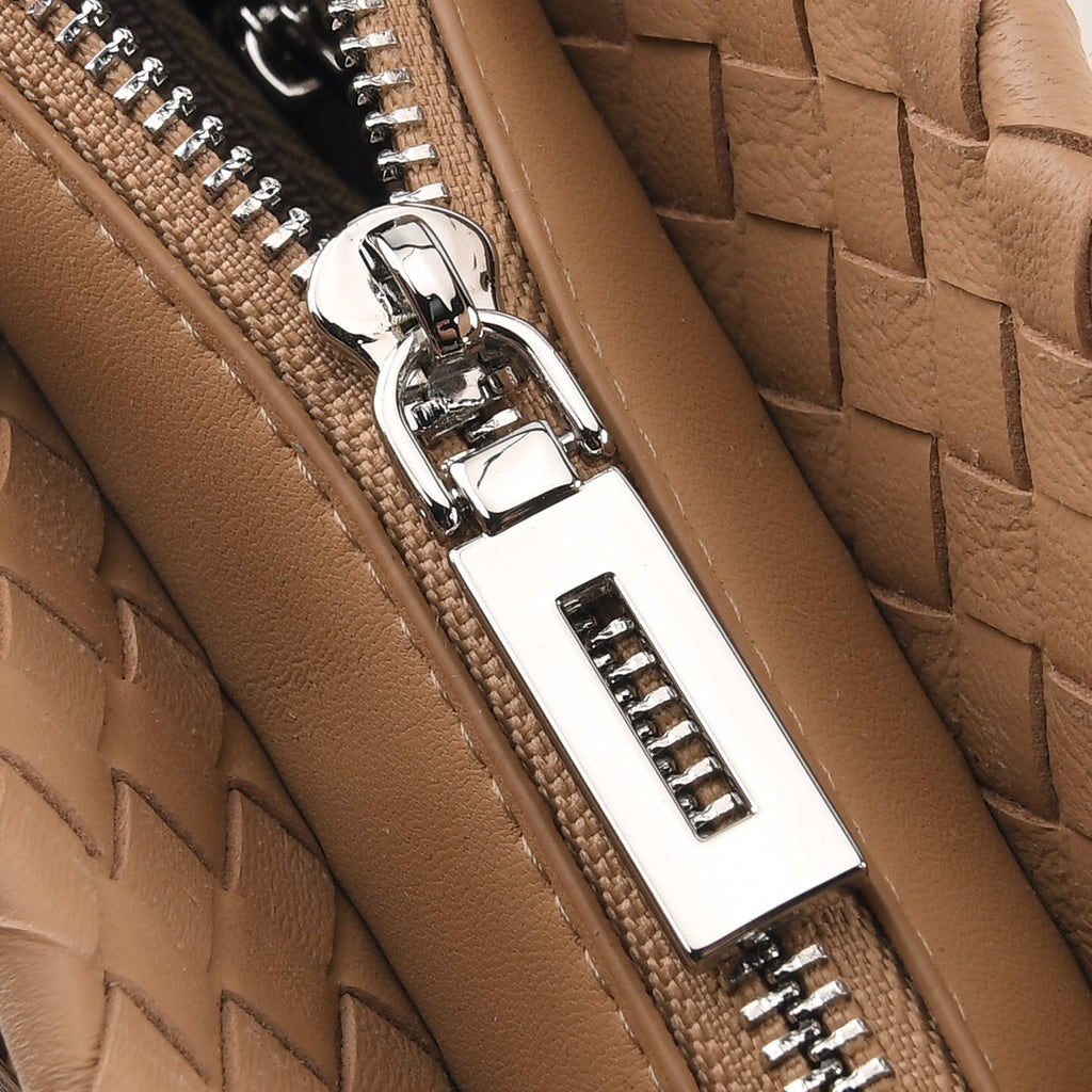 Valissiere Women's Genuine Leather Crossbody Bag with Multi-Pocket Storage