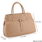 Valissiere Women's Genuine Leather Crossbody Bag with Multi-Pocket Storage