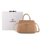 Valissiere Women's Genuine Leather Crossbody Bag with Multi-Pocket Storage