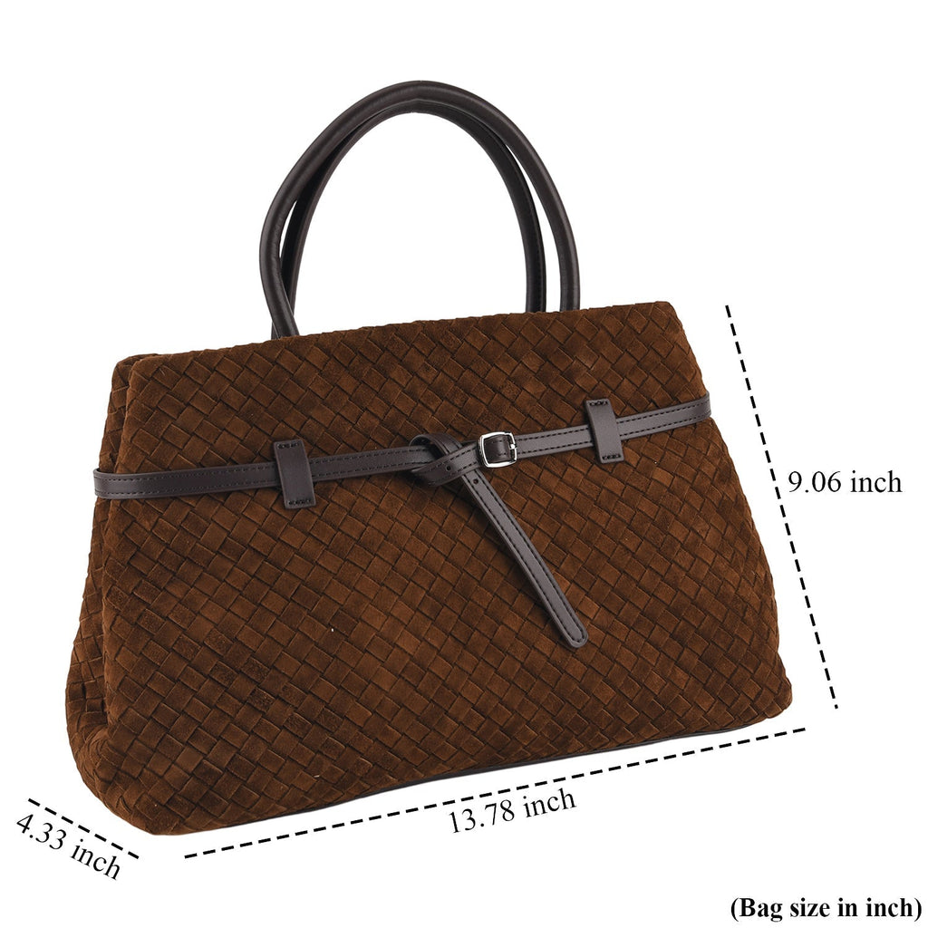 Valissiere Women's Genuine Leather Crossbody Bag with Multi-Pocket Storage