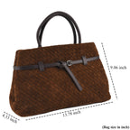Valissiere Women's Genuine Leather Crossbody Bag with Multi-Pocket Storage