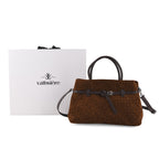 Valissiere Women's Genuine Leather Crossbody Bag with Multi-Pocket Storage