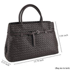 Valissiere Women's Genuine Leather Crossbody Bag with Multi-Pocket Storage
