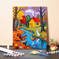 Vibrant Nature-Themed Paint by Numbers Art Kit