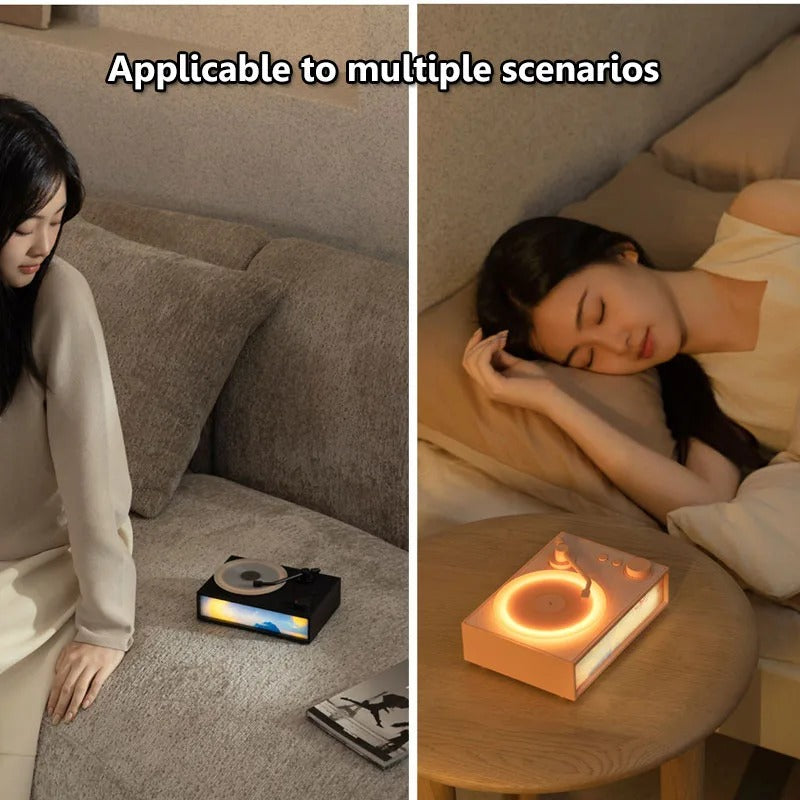 Vintage Design Wireless Aromatherapy Speaker with LED Mood Lighting