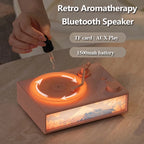 Vintage Design Wireless Aromatherapy Speaker with LED Mood Lighting