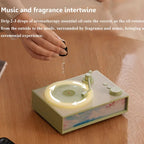 Vintage Design Wireless Aromatherapy Speaker with LED Mood Lighting