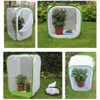 Viventra Folding Insect Habitat – Breeding & Observation Net with Stainless Steel Frame for Butterflies, Crickets & Silk
