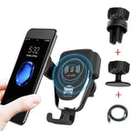 Voltano wireless car phone holder with fast charging for air vent