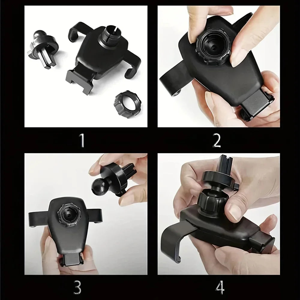 Voltano wireless car phone holder with fast charging for air vent