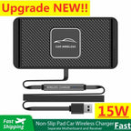 Boneroshop | Voltigo Wireless Charging Pad | 15W Fast Charger | Non-Slip & Ultra-Slim | Compatible with iPhone & Samsung