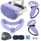 VR headset with ergonomic head strap and protective cover