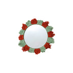 Wall Mirror with Decorative Macramé Frame