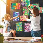 Water marbling paint kit for art
