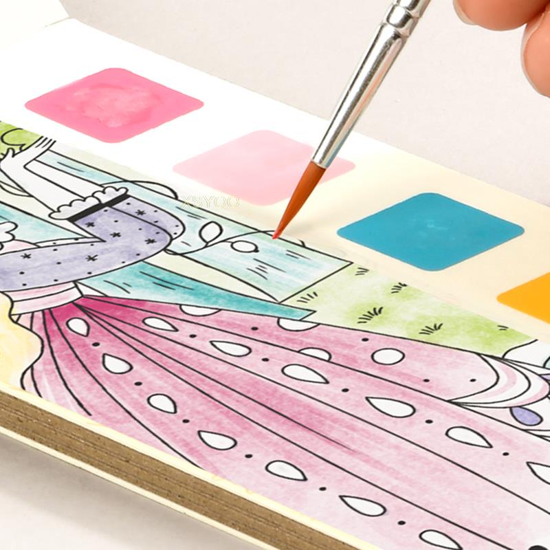 Watercolour Kids Book Paint Set