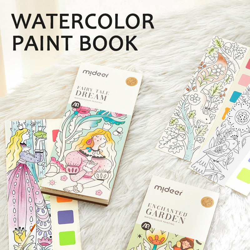 Watercolour Kids Book Paint Set