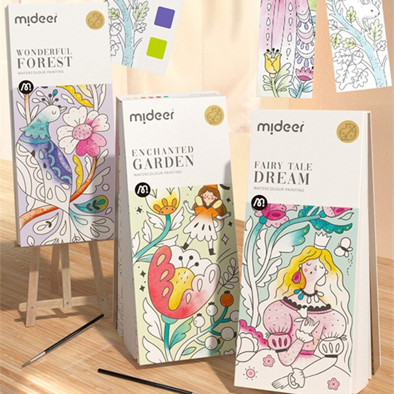 Watercolour Kids Book Paint Set