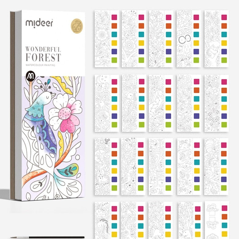 Watercolour Kids Book Paint Set