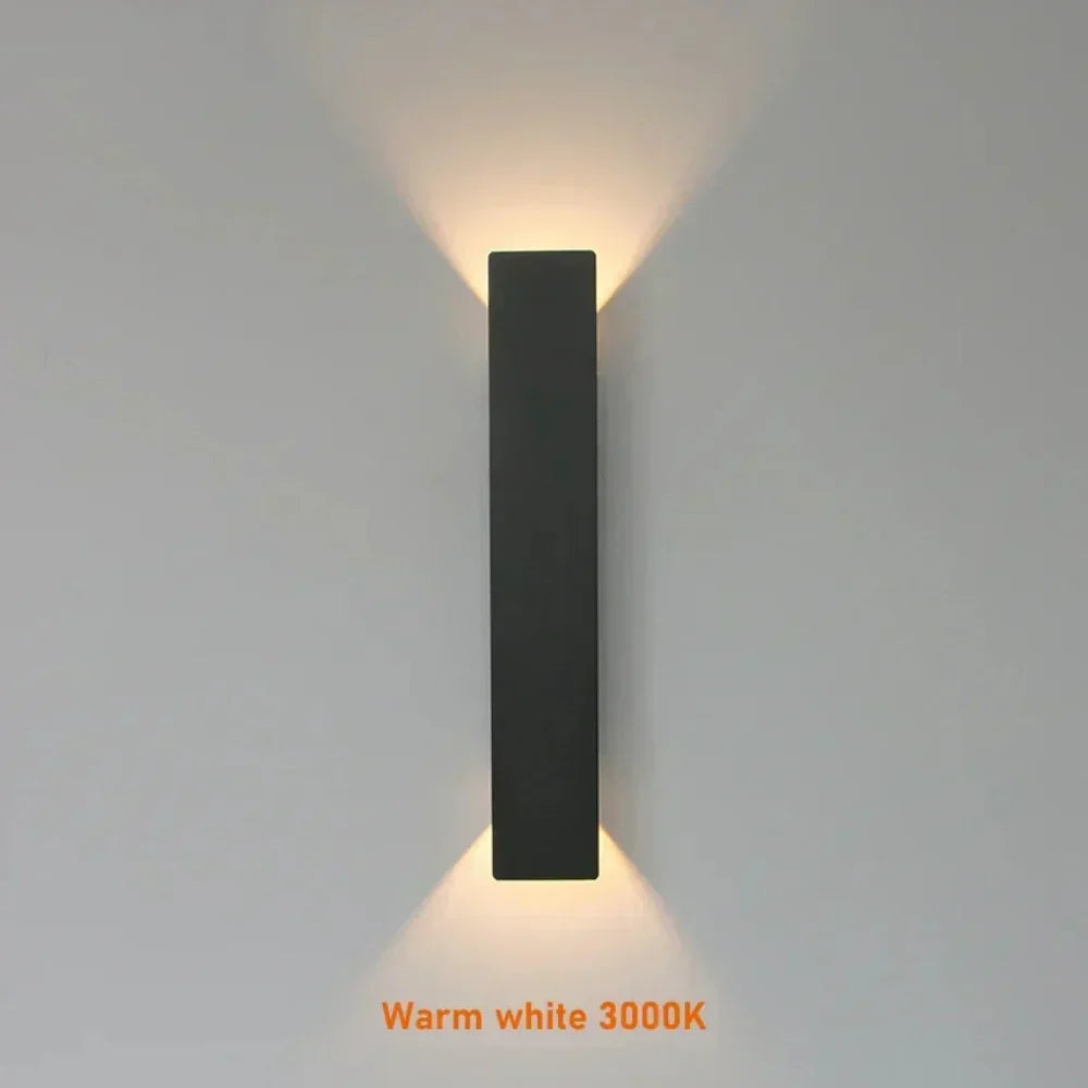 Waterproof Aluminium Outdoor LED Wall Light with Up-Down Lighting