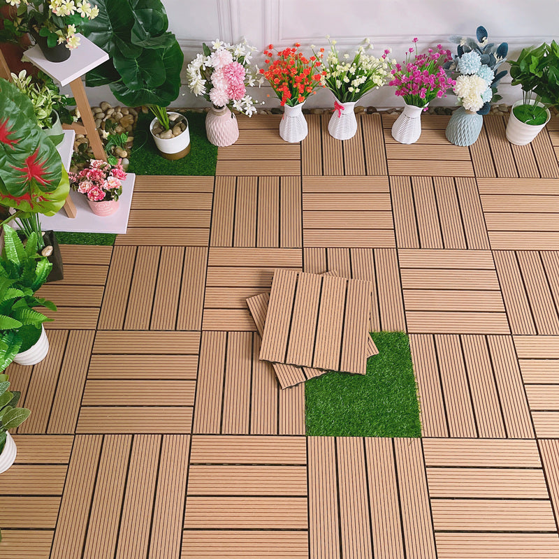 Waterproof Composite Decking Tiles – Interlocking Outdoor Terrace Boards
